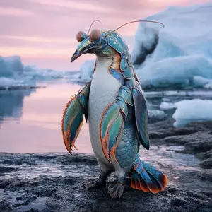 Mantis shrimp + Penguin